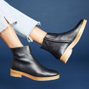 Freda Salvador Handmade Leather Ankle Boots NIB